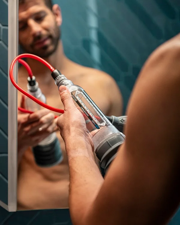 Hidrobomba para alargar el pene con ejercicios